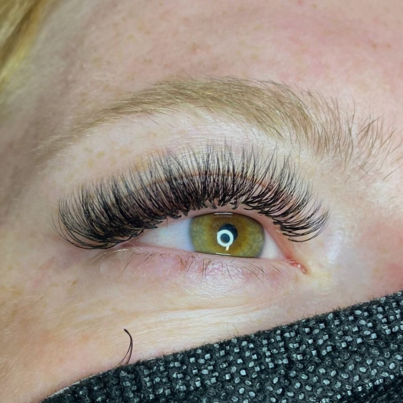 Gesichtsbehandlung Detailaufnahme